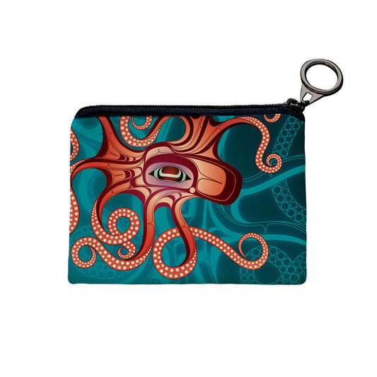 Coin Purse - Octopus print